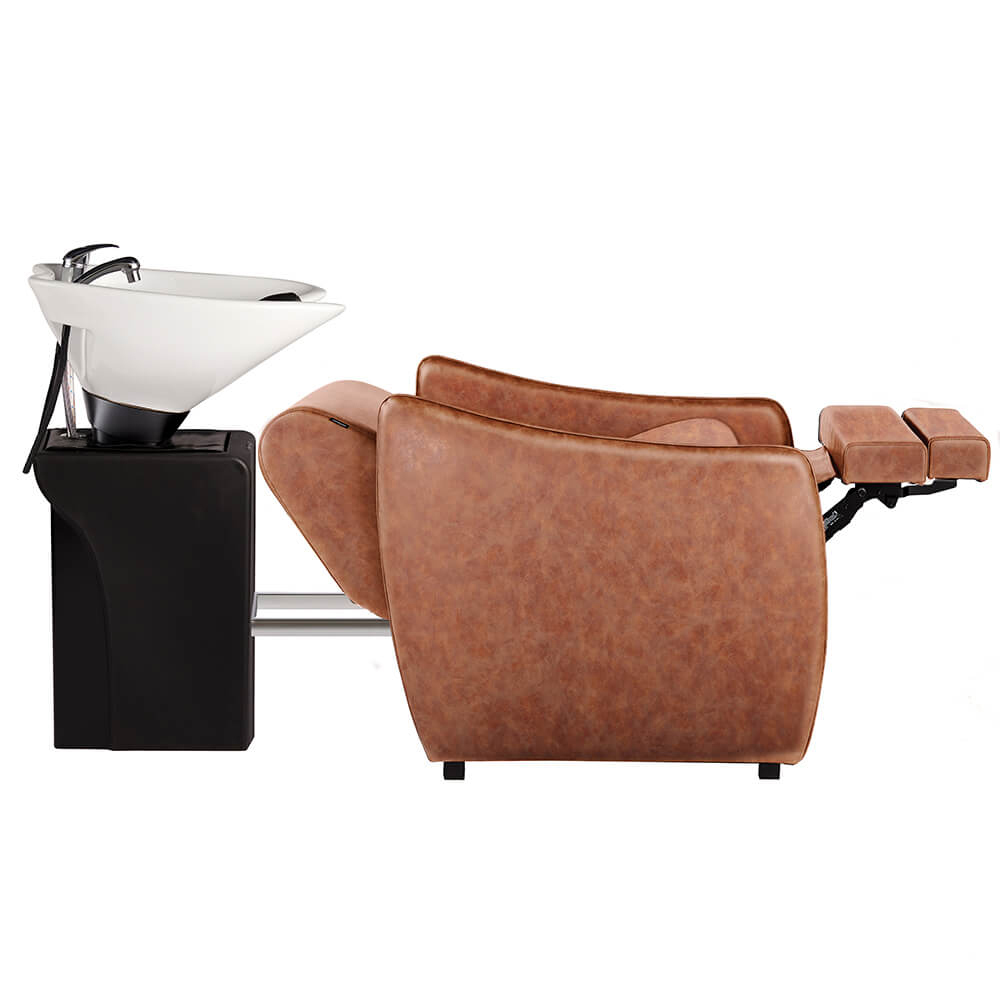 1535-T Harriet-Tan XL White Basin Reclined Side