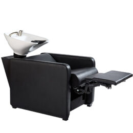 Kira II Electric Recline Wash Lounge - Black