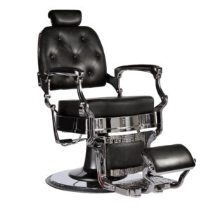 Panther Black Barbers Chair