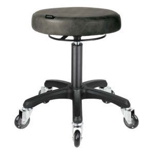Textured Black Stool
