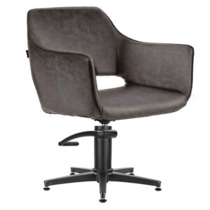 Blake Textured Black Salon Chair