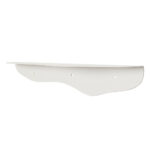 Metal Wavy Shelf - White (Large)