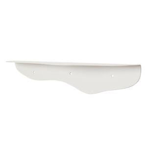 Metal Wavy Shelf - White (Large)