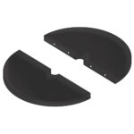 Salon Mirror Pole Joiner II - Black (Bench)