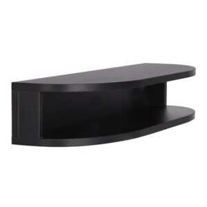 Curved Double Bench - Black