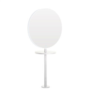 White Pole Joiner II with Circa LED
