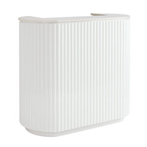 Martini White Reception Desk