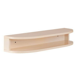 Curved Double Bench - Cream Pink - Ex Showroom Display