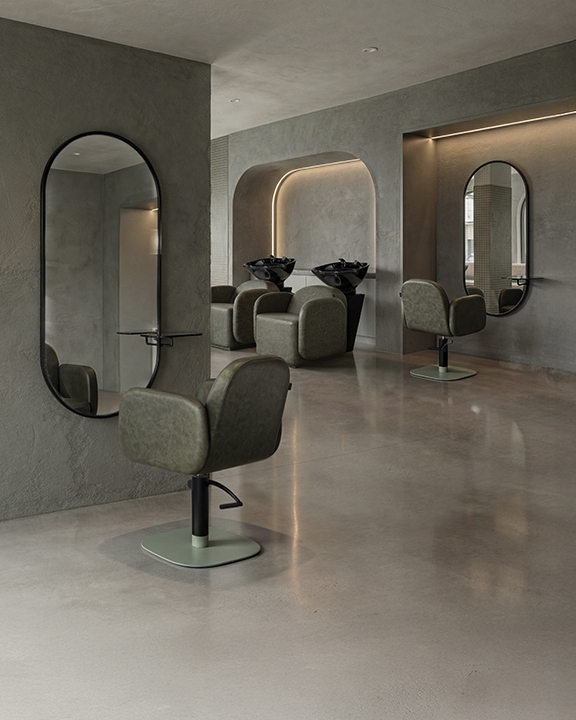 Sage Green Salon Furniture