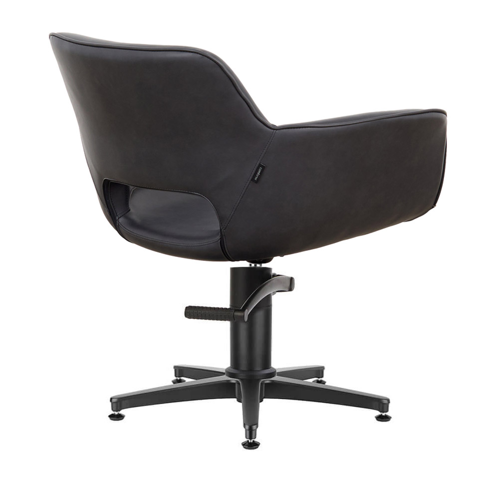 3020.01.MD Milo Midnight Salon Chair Back Angled