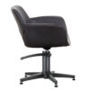 3020.01.MD Milo Midnight Salon Chair Side Black Base