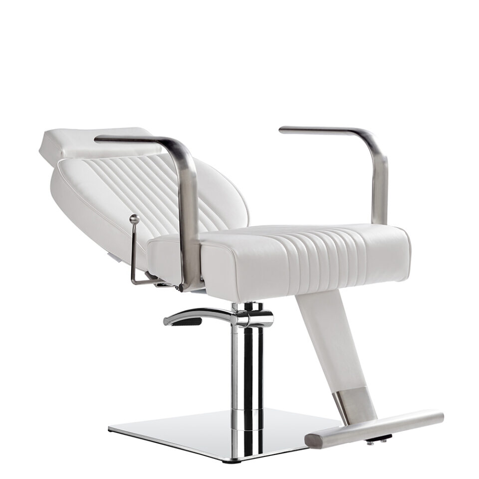 Lara Reclining Salon Chair White Comfortel Salon Furniture UK