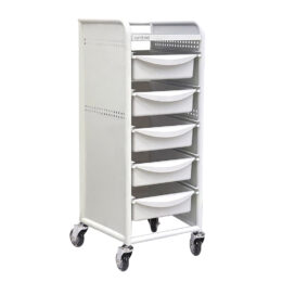 Workshop Deluxe 5 Tier Trolley - White