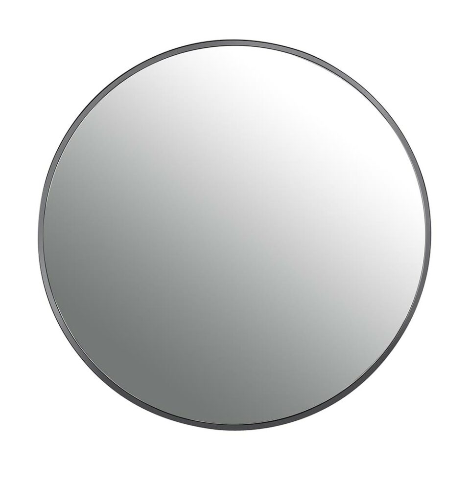 Nero Round Salon Mirror Comfortel Salon Furniture UK