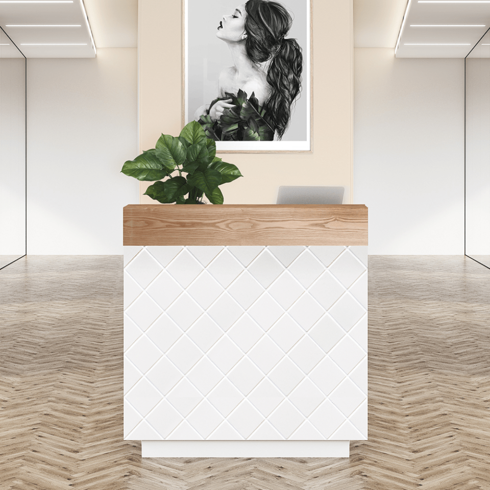Willow Reception Desk Comfortel Salon Furniture UK