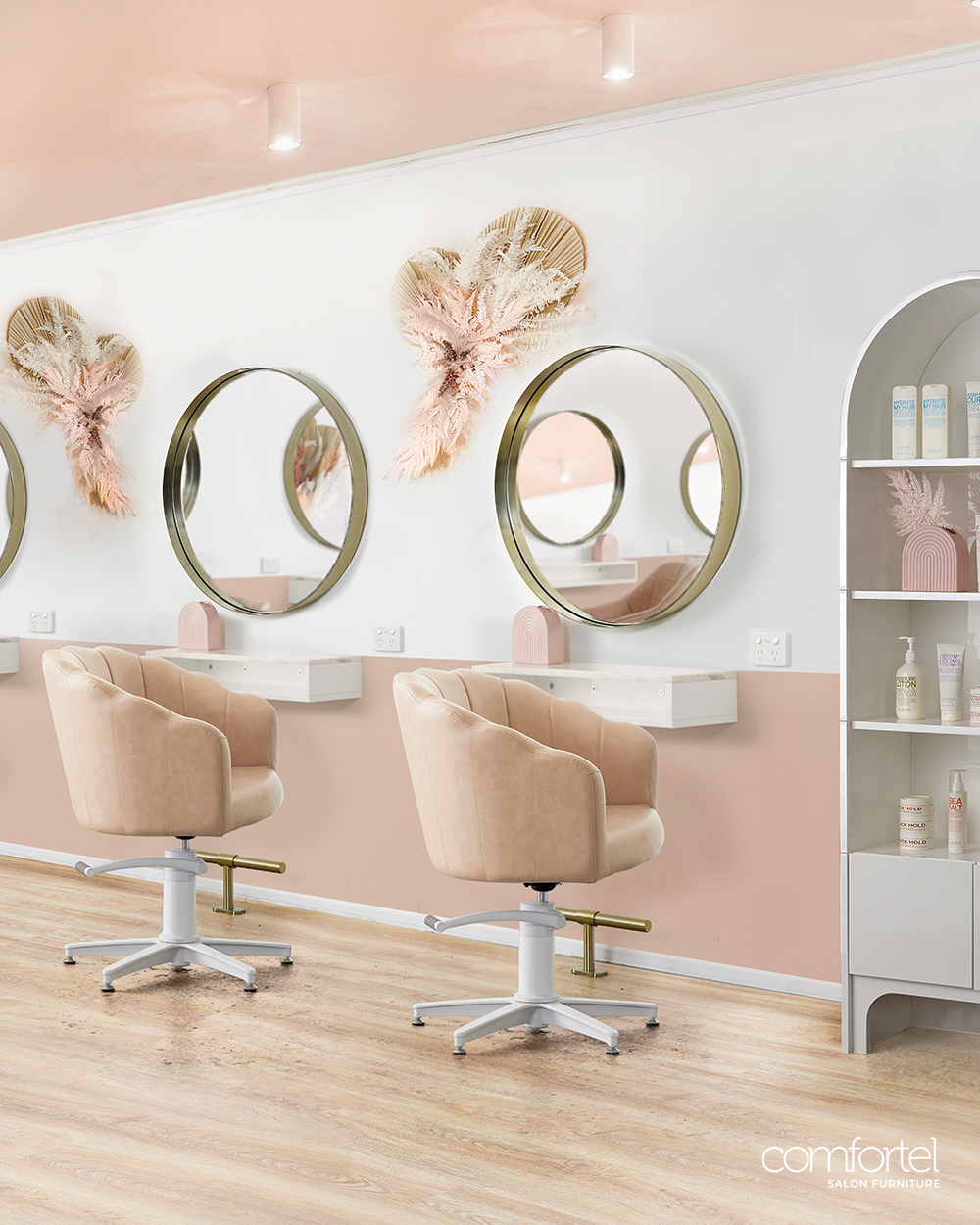 Blush Salon Furniture The Romantic Salon Design Inspo by Comfortel UK