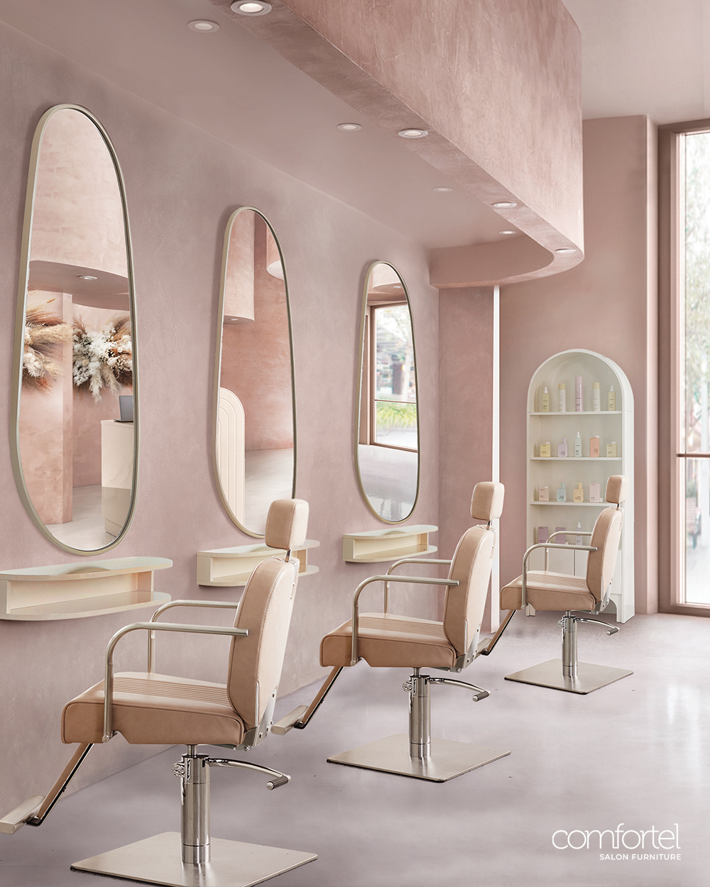 Blush Salon Furniture The Romantic Salon Design Inspo by Comfortel UK